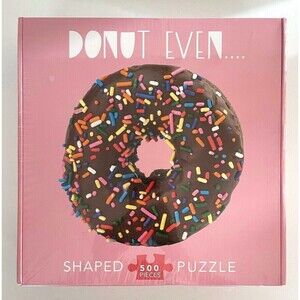 Pink Sky Donut 500 Piece Jigsaw Puzzle Factory Sealed DONUT Even Brand NEW